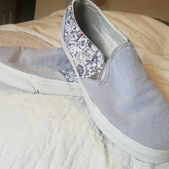 Vans Shoes - Stripe and Floral Vans